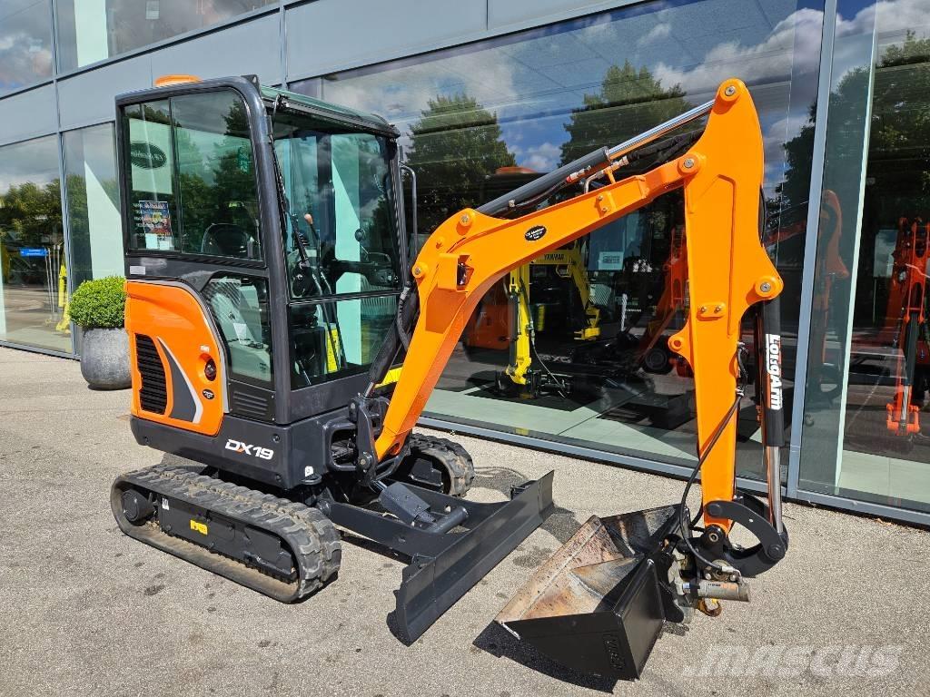 Doosan DX 19 Mini ekskavatoriai < 7 t