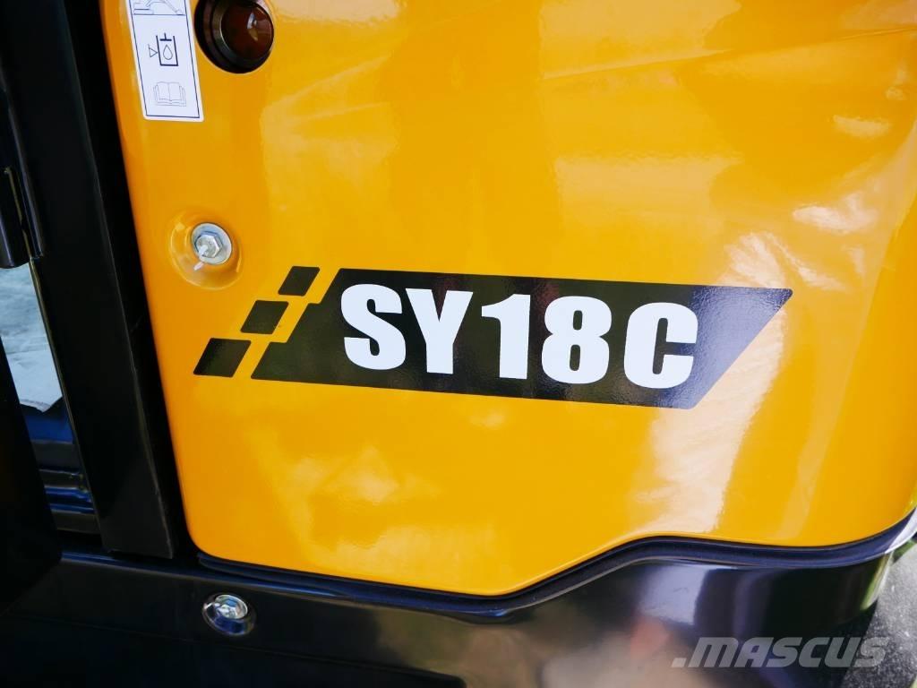 Sany SY 18 C Mini ekskavatoriai < 7 t