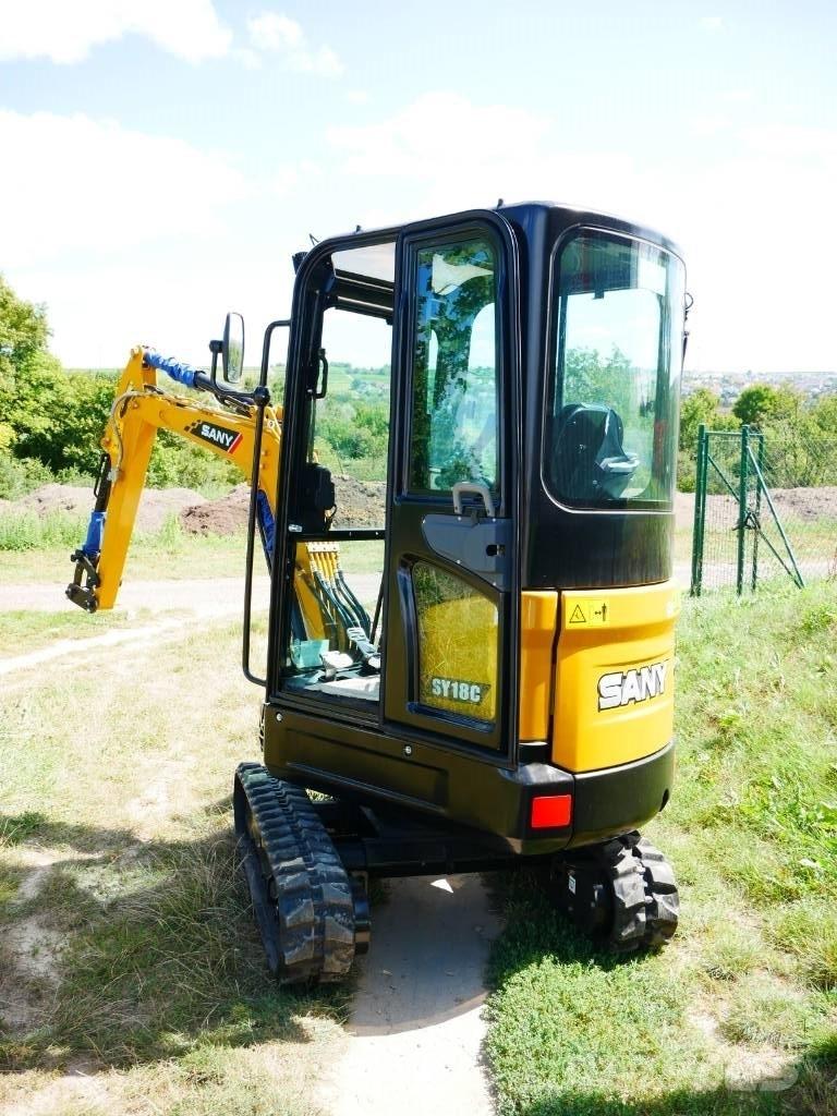 Sany SY 18 C Mini ekskavatoriai < 7 t