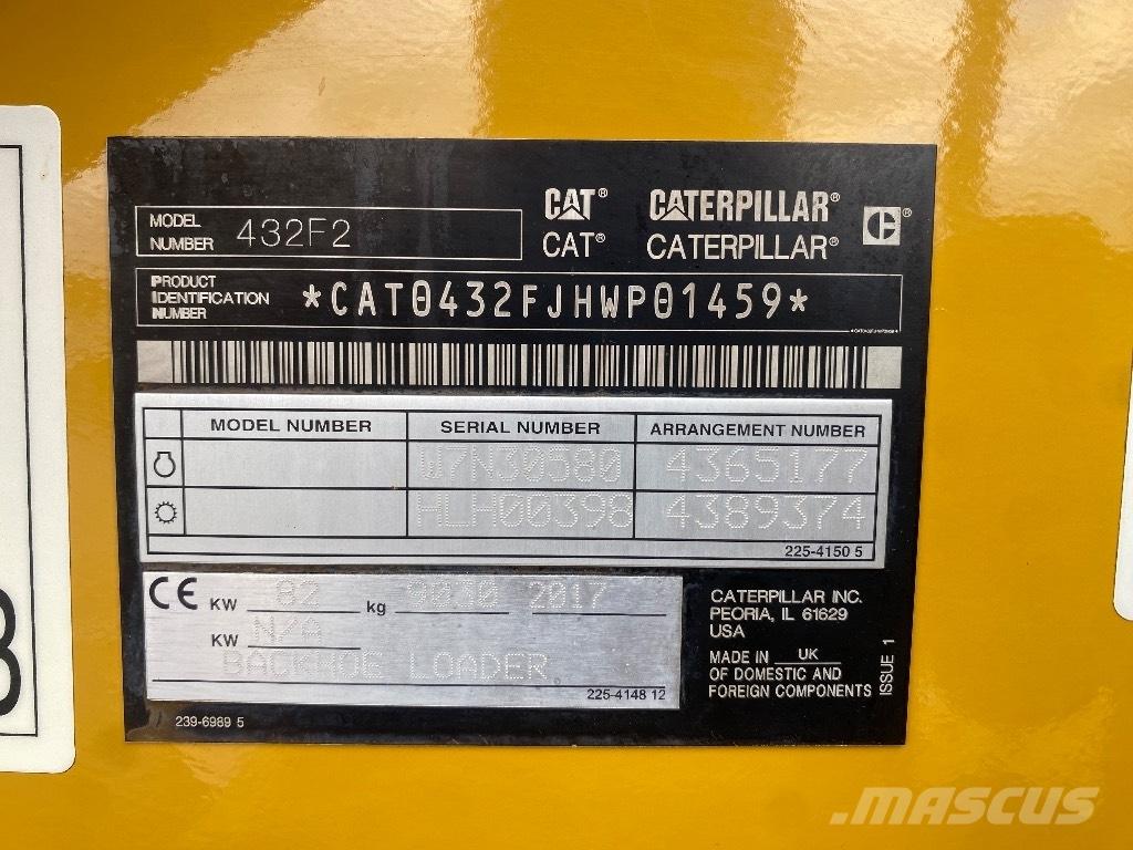 CAT 432 F Ekskavatoriniai krautuvai