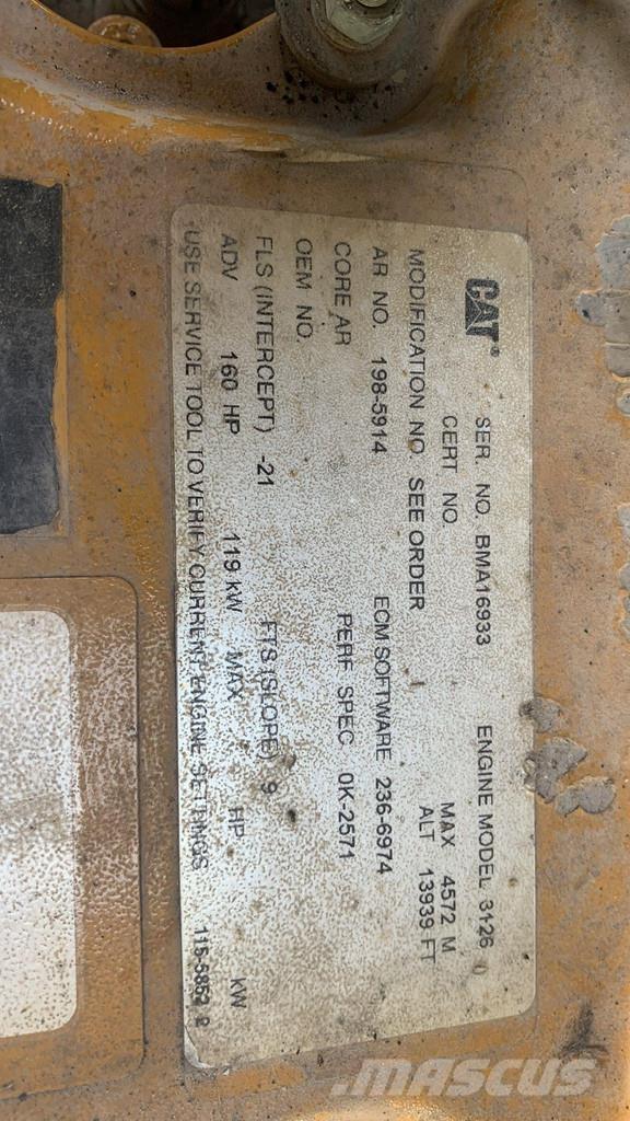 CAT 938G II NVT Naudoti ratiniai krautuvai