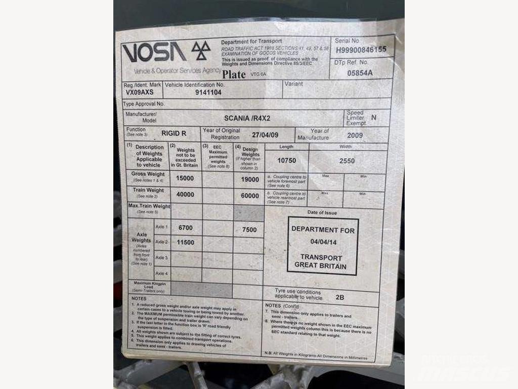 Scania R 340 Platformos/ Pakrovimas iš šono