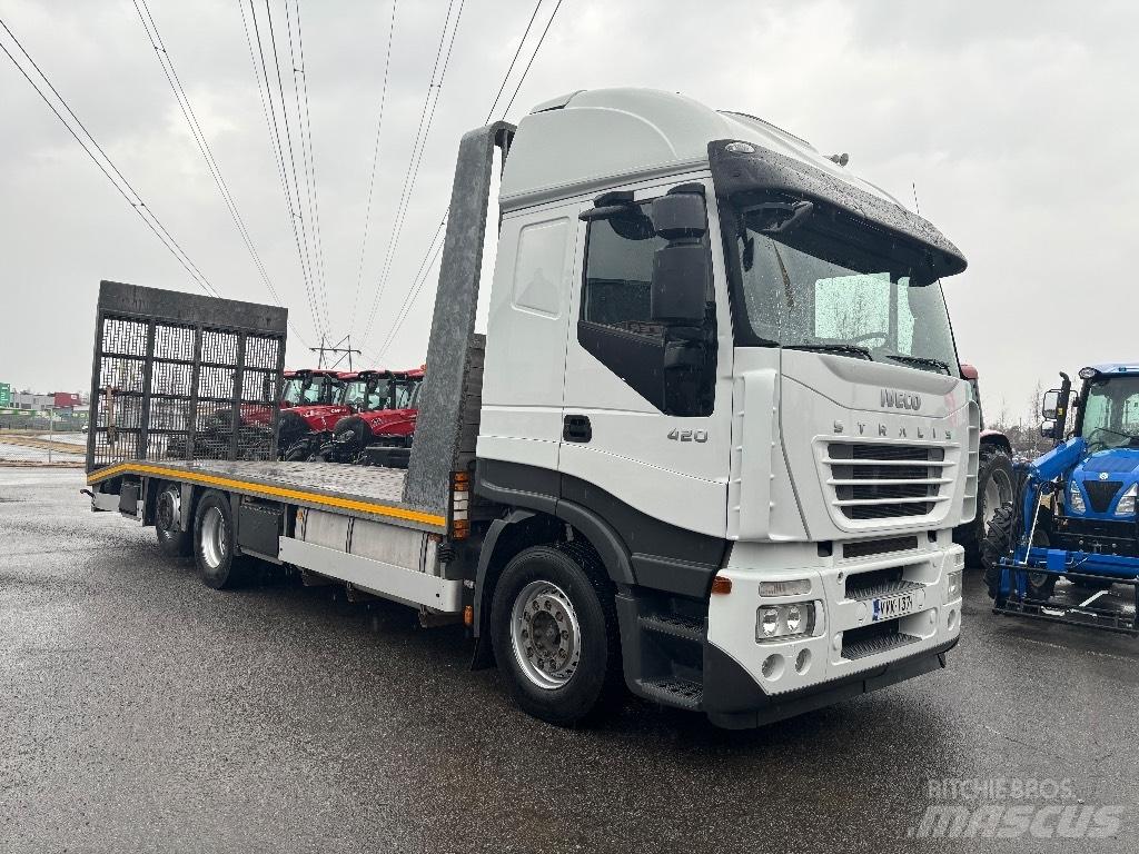 Iveco Stralis 420 Platformos/ Pakrovimas iš šono