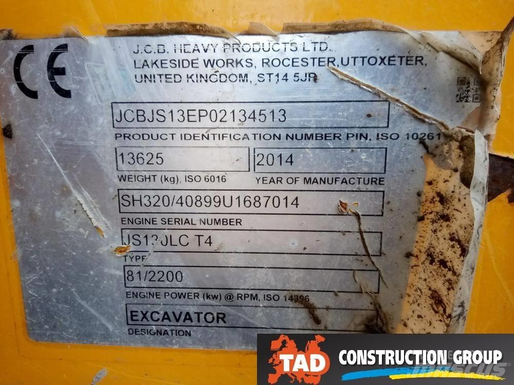 JCB JS 130 LC Vikšriniai ekskavatoriai