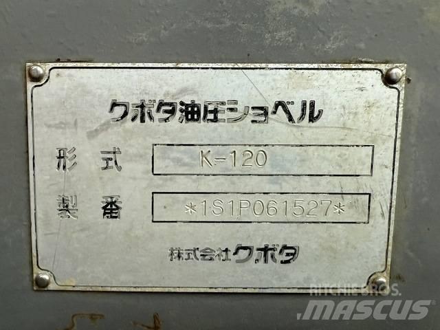 Kubota K-120 Vikšriniai ekskavatoriai