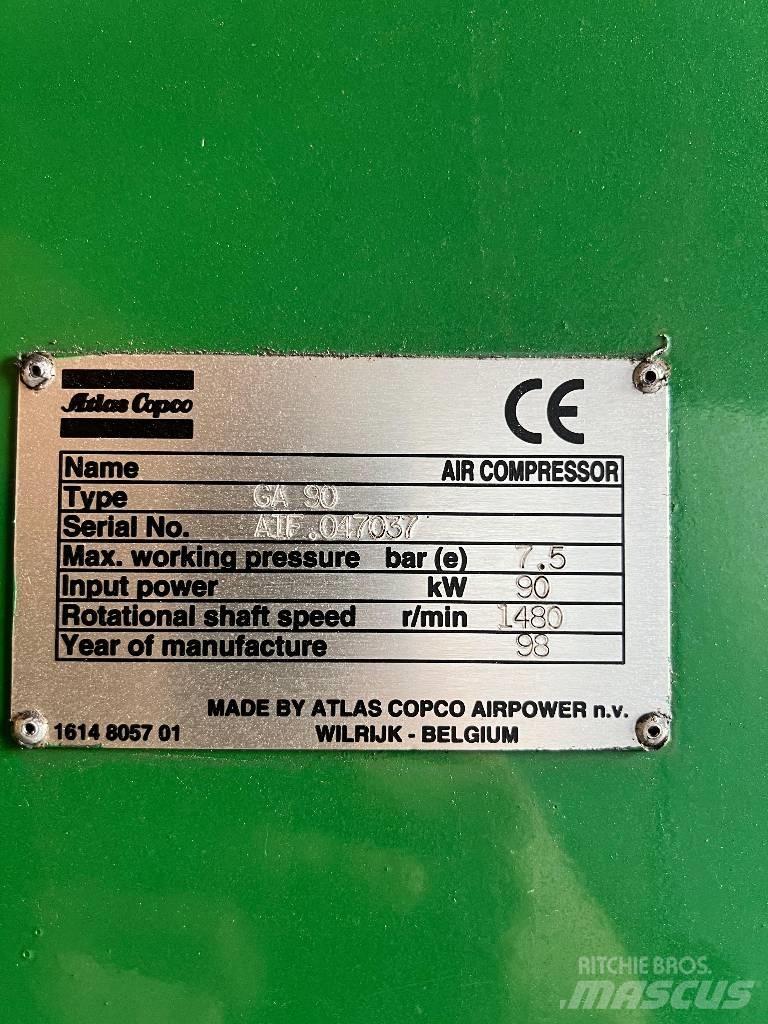 Atlas Copco GA 90 Kompresoriai