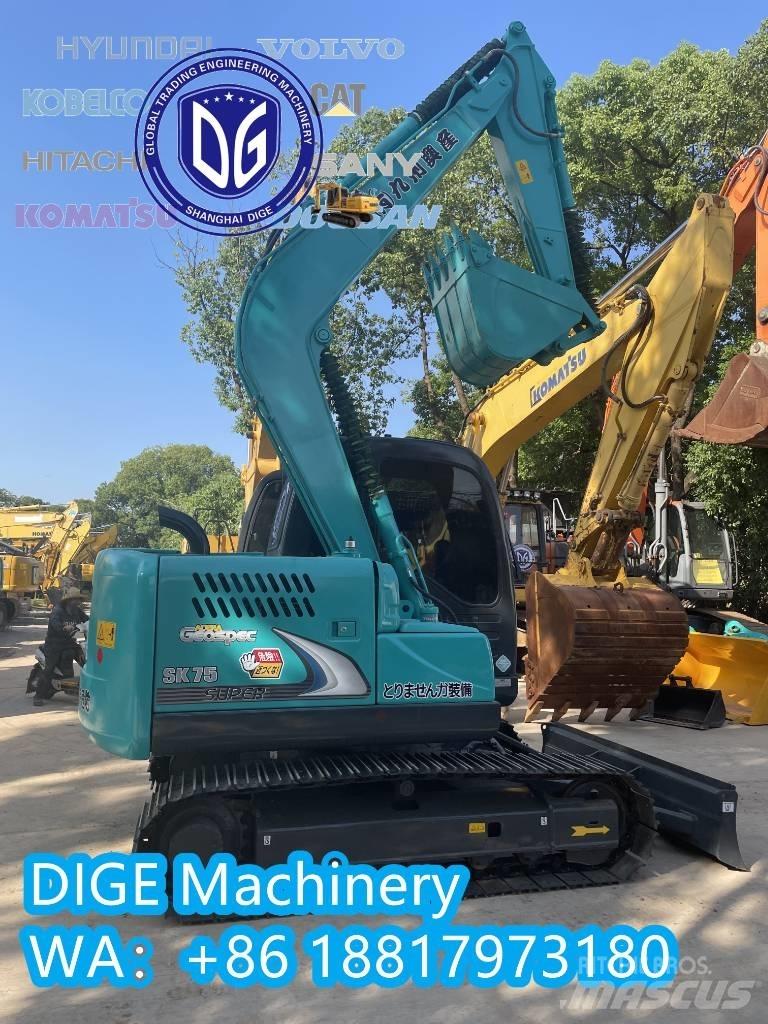 Kobelco SK75-8 Vikšriniai ekskavatoriai