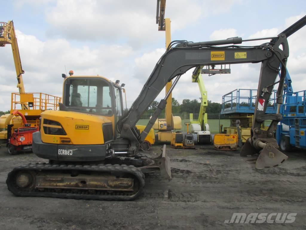 Volvo ECR 88 D Vidutinės galios ekskavatoriai 7-12 t