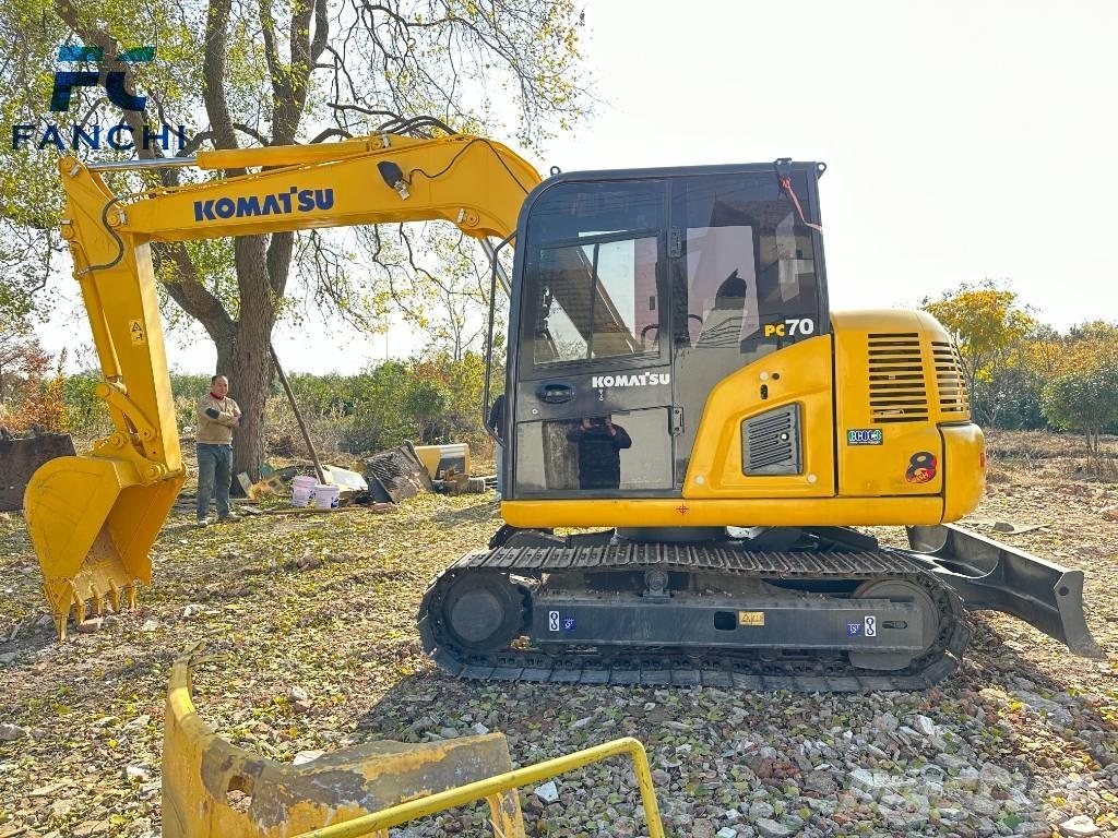 Komatsu PC 70 Vikšriniai ekskavatoriai
