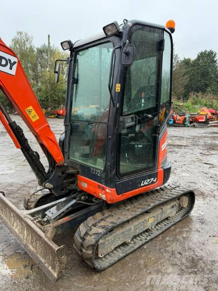 Kubota U 27-4 Mini ekskavatoriai < 7 t