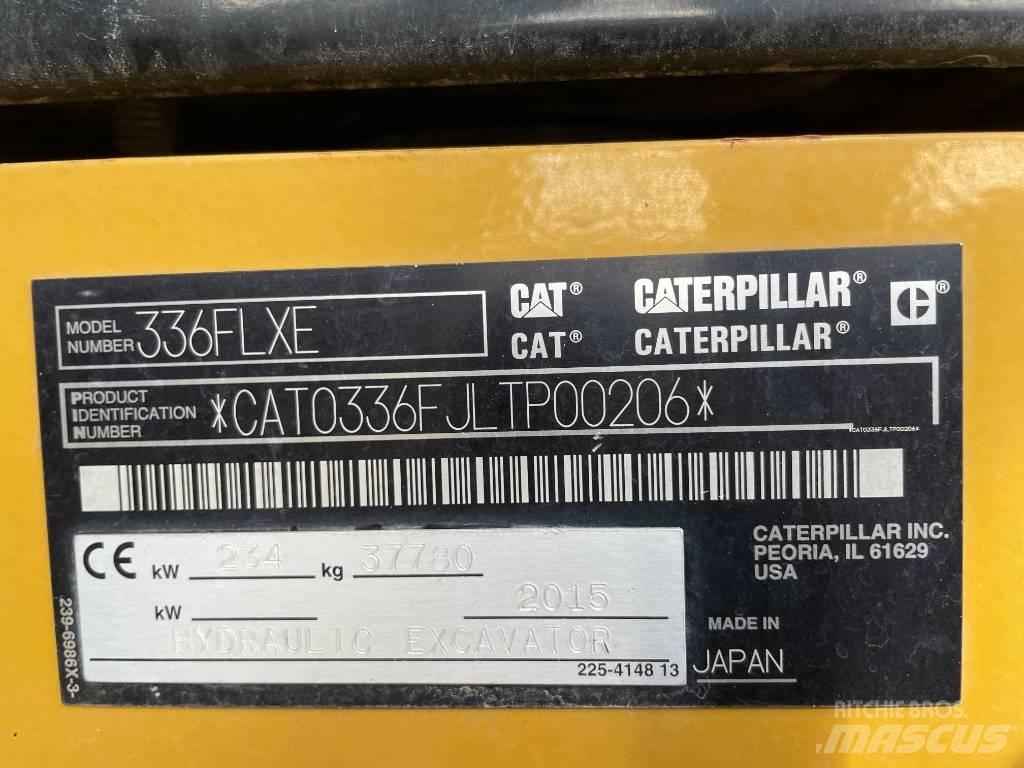 CAT 336 FLXE Vikšriniai ekskavatoriai
