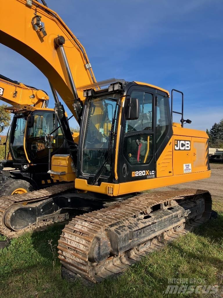 JCB 220X Vikšriniai ekskavatoriai