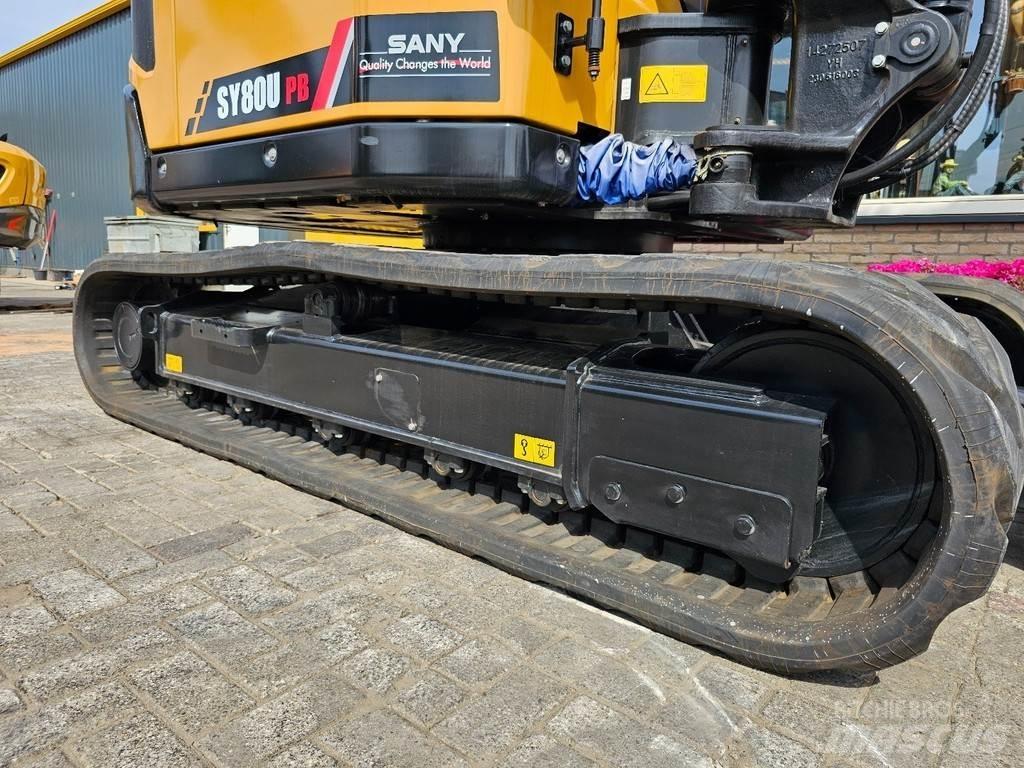 Sany SY80U Vidutinės galios ekskavatoriai 7-12 t