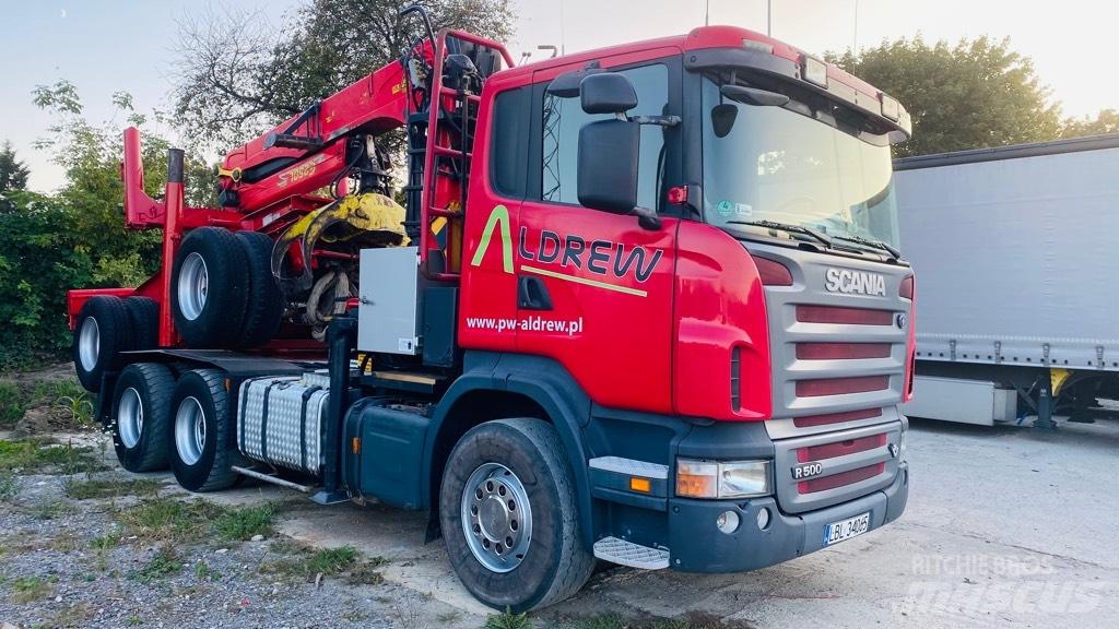 Scania R500 Miškovežių vilkikai