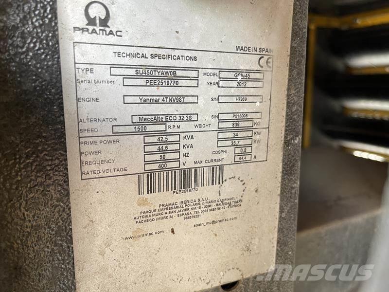 Pramac GSW 45 Dyzeliniai generatoriai