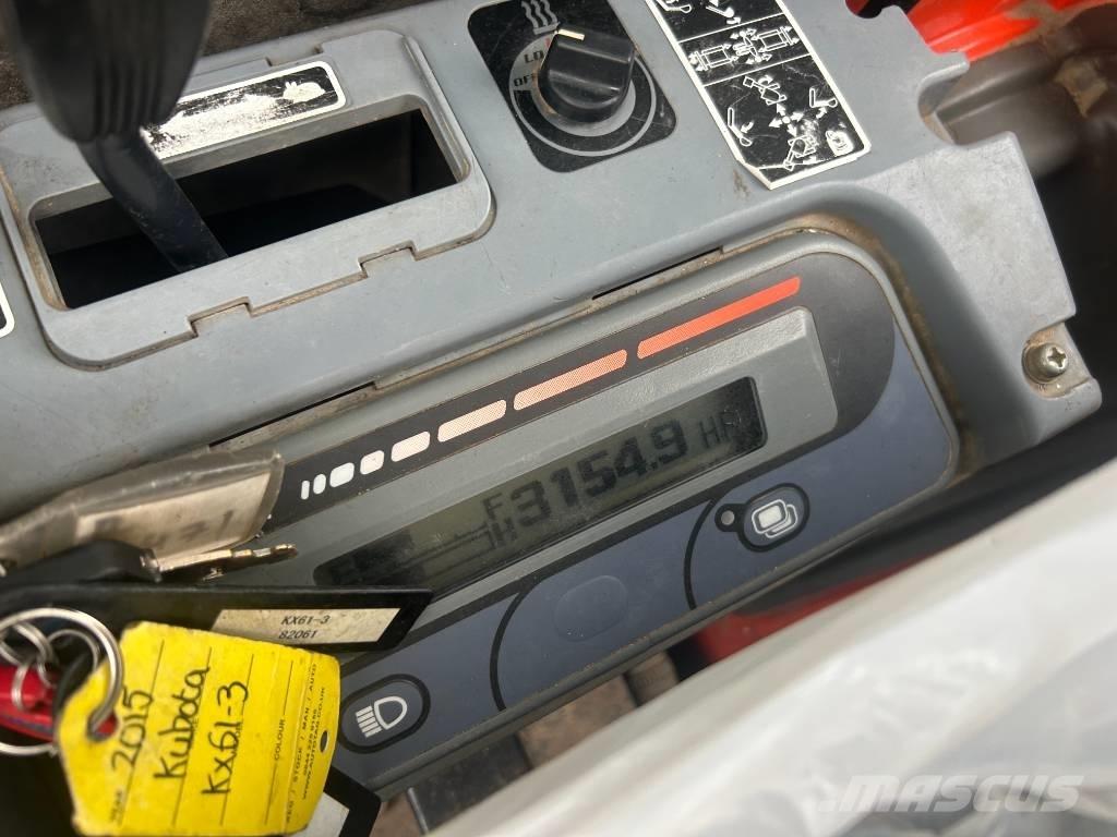 Kubota KX61-3 Mini ekskavatoriai < 7 t
