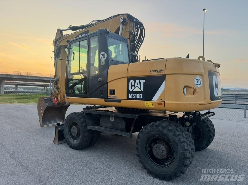 CAT M 316 D Ratiniai ekskavatoriai