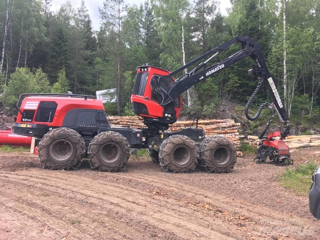 Komatsu 931 XC Miško technika (Harvesteriai)
