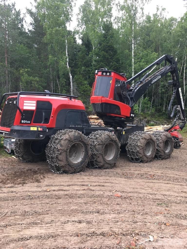 Komatsu 931 XC Miško technika (Harvesteriai)