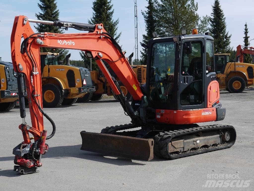 Kubota U 57-4 Mini ekskavatoriai < 7 t