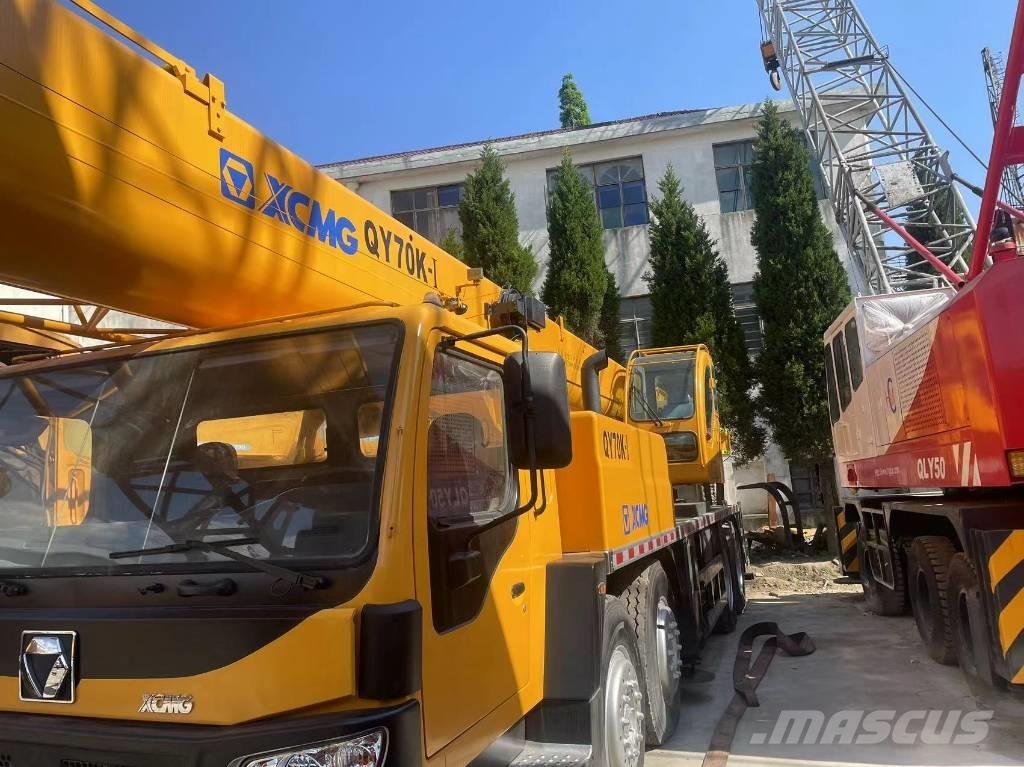 XCMG QY70K Neapdoroto reljefo kranai