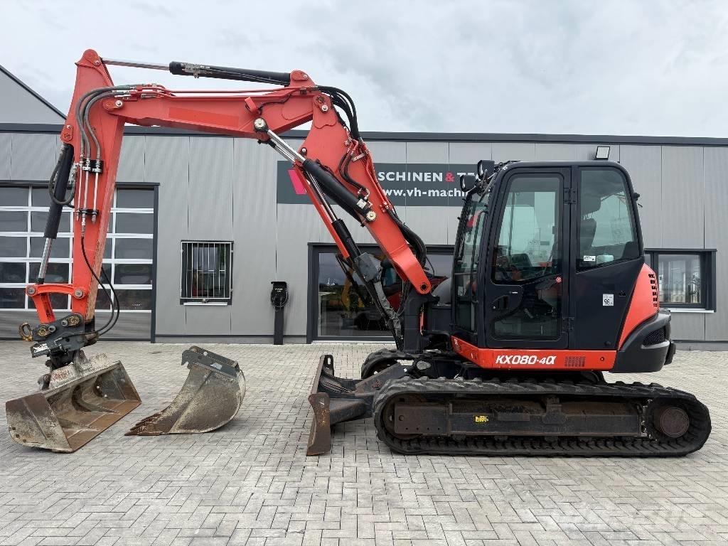 Kubota KX 080-4 Vidutinės galios ekskavatoriai 7-12 t