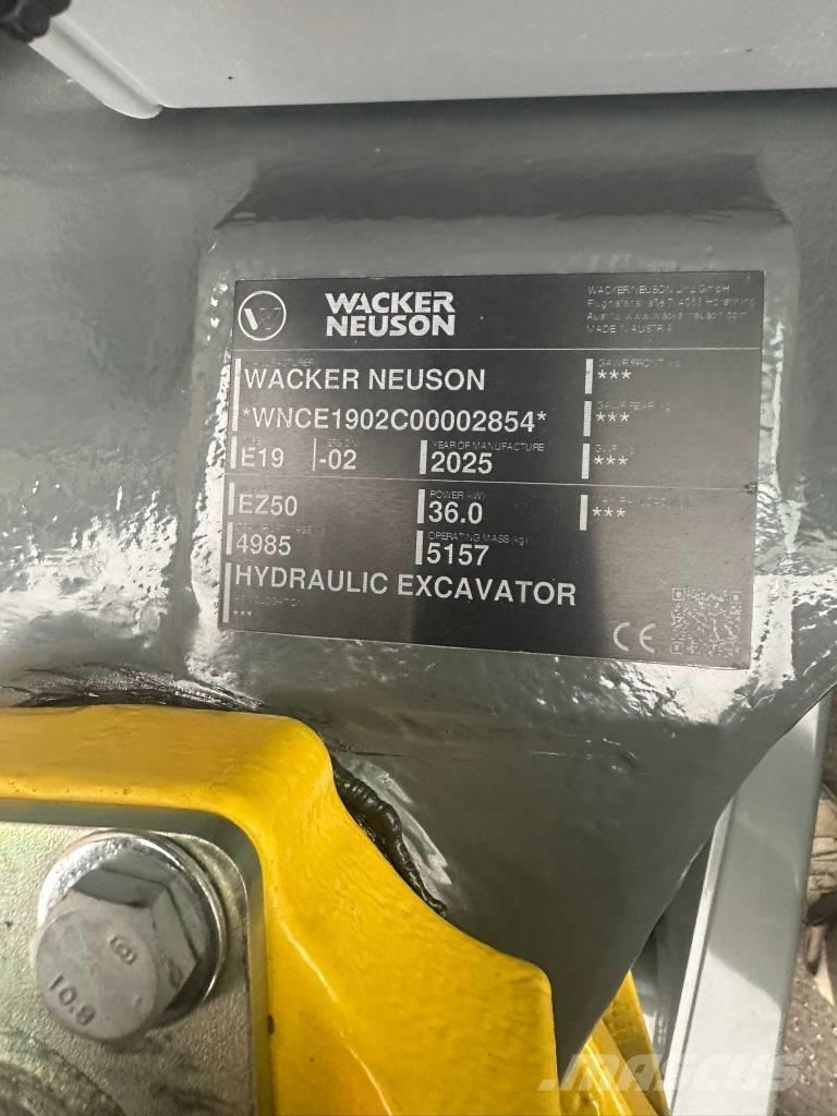 Wacker Neuson EZ 50 Mini ekskavatoriai < 7 t
