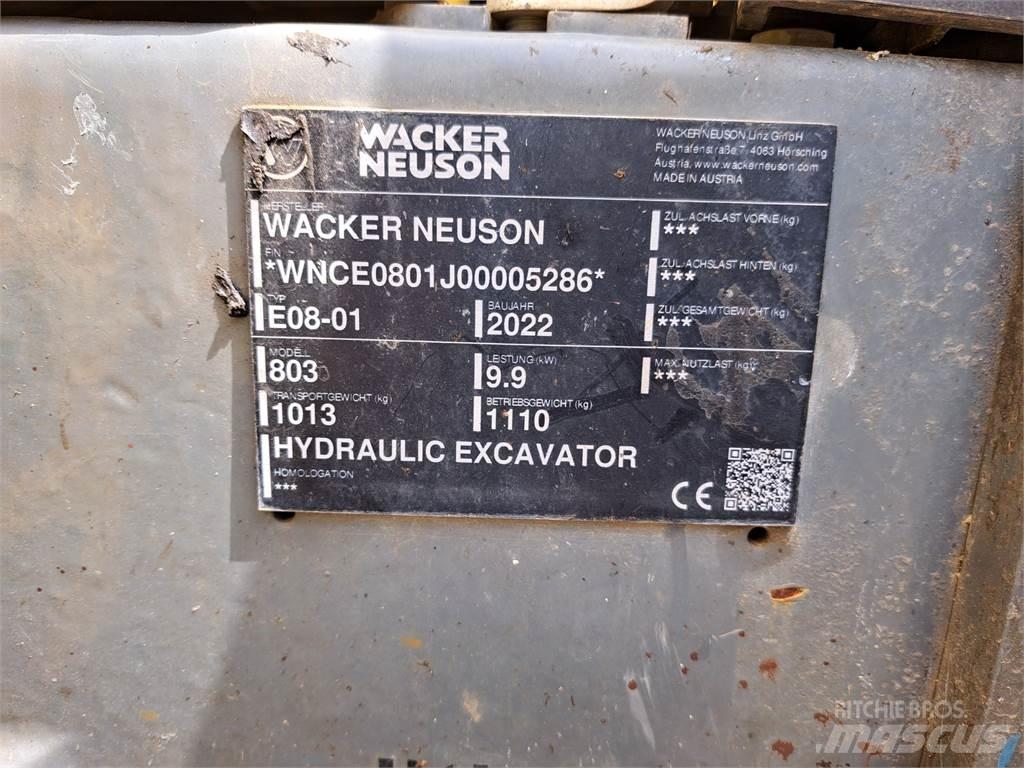 Wacker Neuson 803 Vikšriniai ekskavatoriai