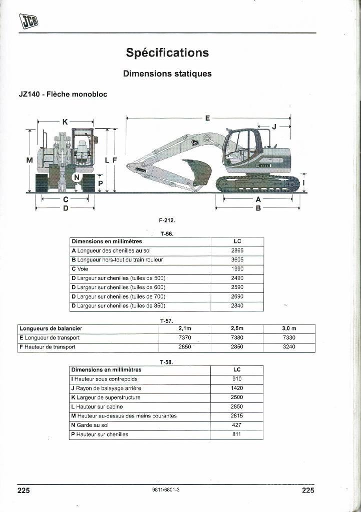 JCB JZ 140 D Vikšriniai ekskavatoriai
