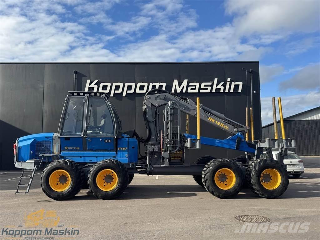 Rottne F15E Naudoti miškovežiai (Forvarderiai)