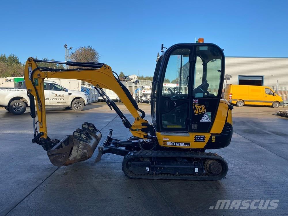 JCB 8026 Mini ekskavatoriai < 7 t