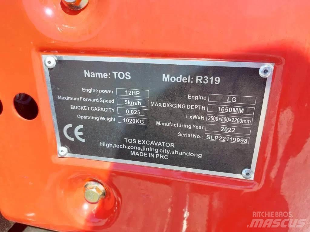 TOS R319 Mini ekskavatoriai < 7 t