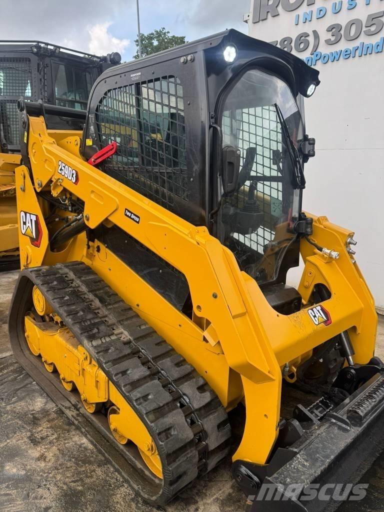 CAT 259 D3 Krautuvai su šoniniu pasukimu