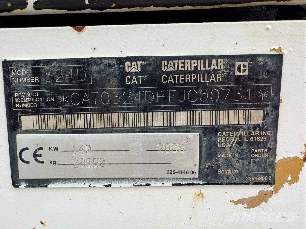CAT 324DLN Vikšriniai ekskavatoriai