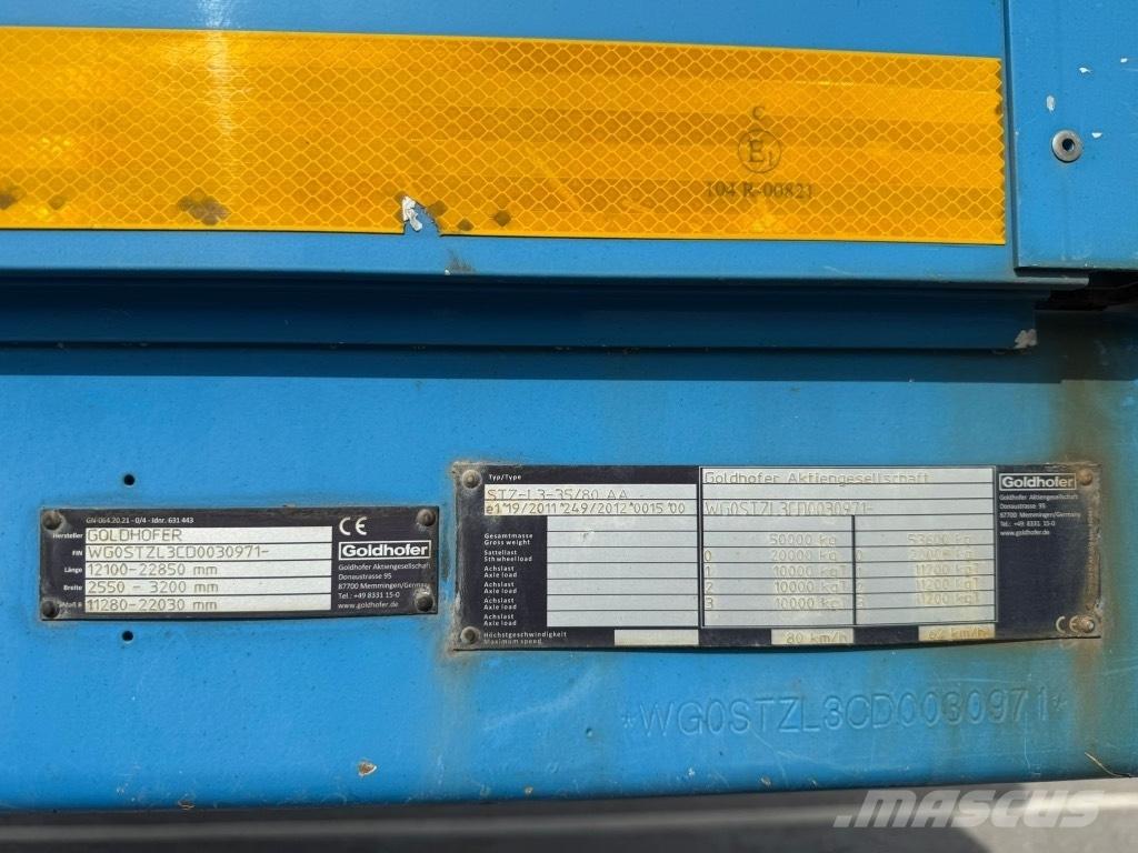 Goldhofer STZ-3L Naudoti vilkikai