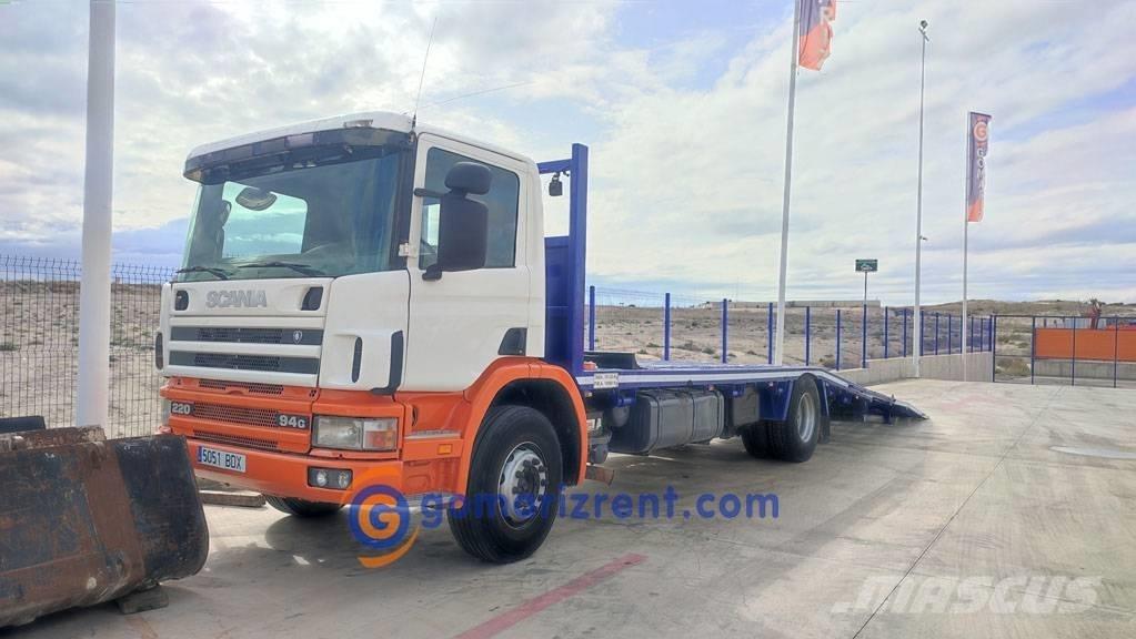 Scania P 220 Platformos/ Pakrovimas iš šono