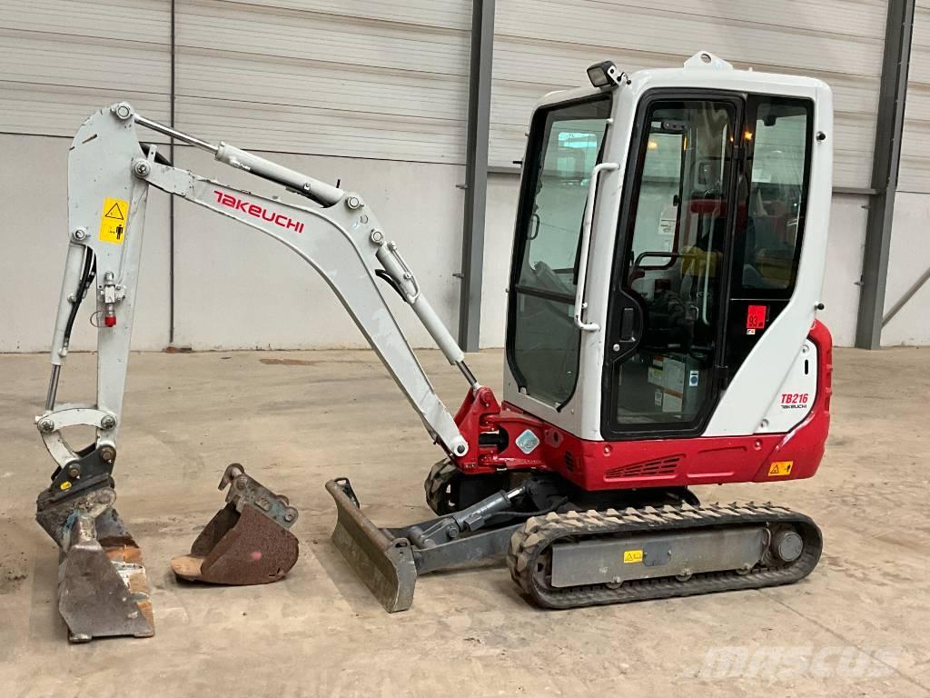 Takeuchi TB 216 Mini ekskavatoriai < 7 t
