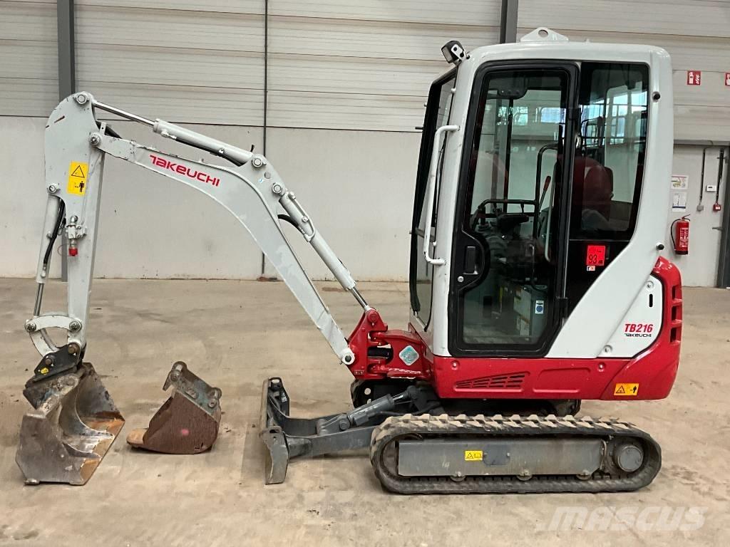 Takeuchi TB 216 Mini ekskavatoriai < 7 t