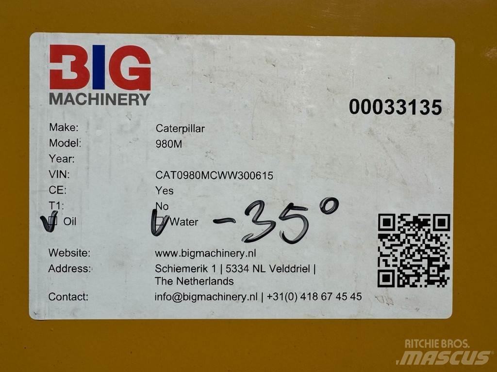 CAT 980M Naudoti ratiniai krautuvai