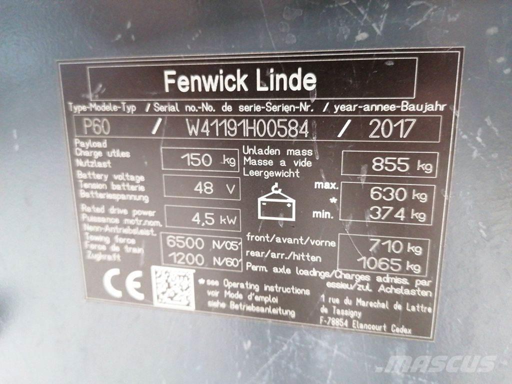 Linde P60 Naudoti vilkikai