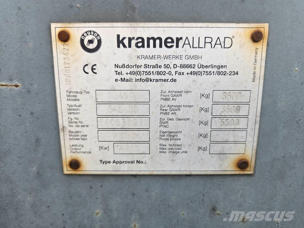 Kramer-allrad 750 Naudoti ratiniai krautuvai