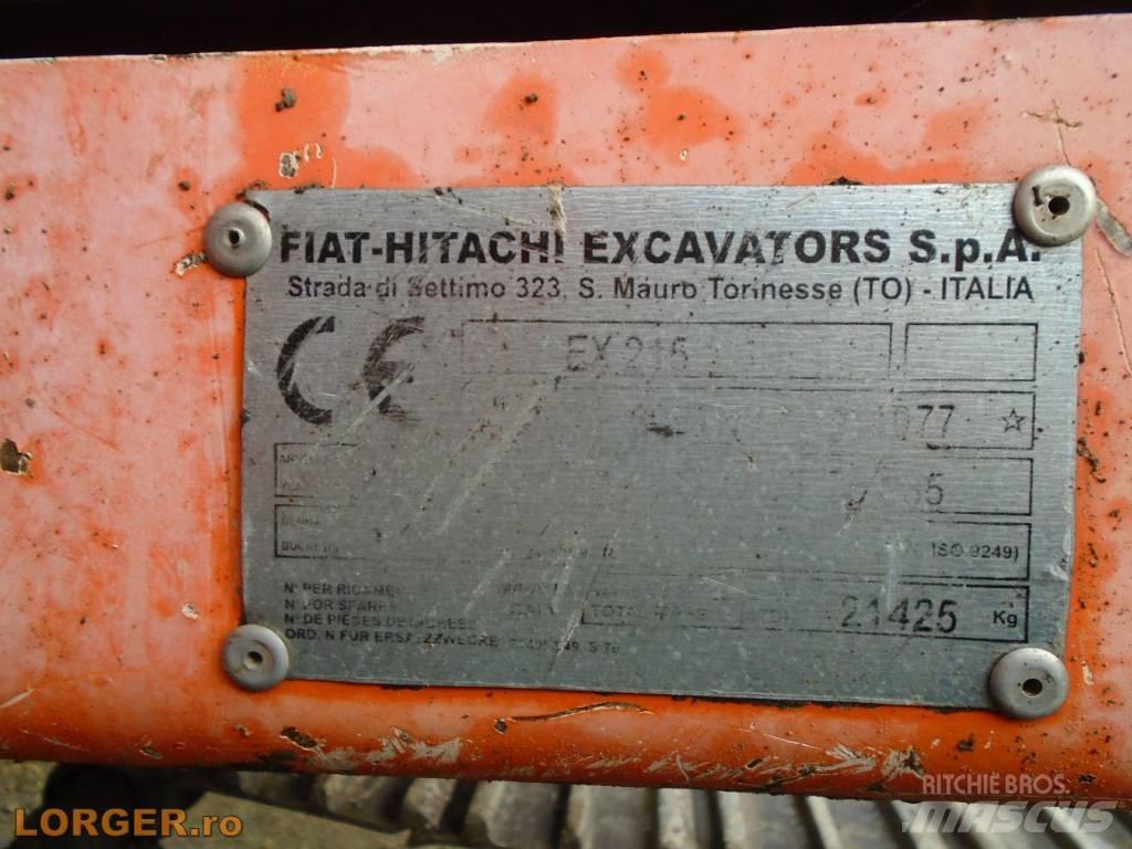 Fiat-Hitachi EX 215 Vikšriniai ekskavatoriai
