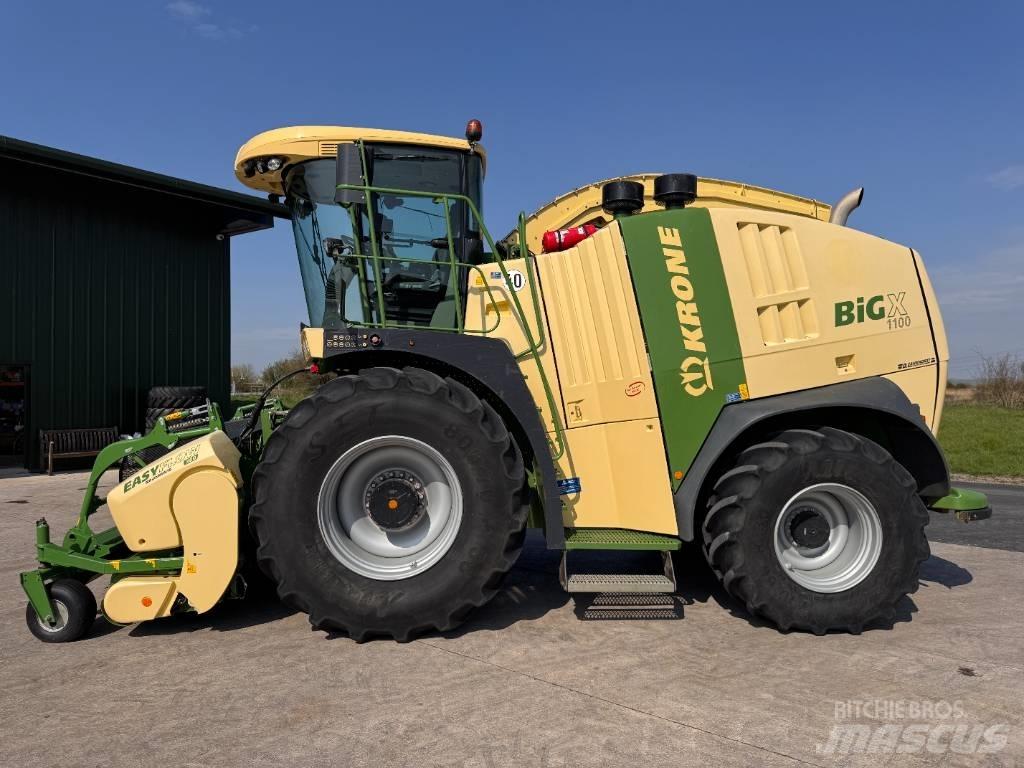 Krone Big X 1100 Pašarų ruošimo technika