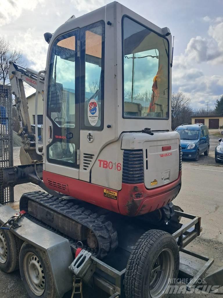 Takeuchi TB016 Mini ekskavatoriai < 7 t