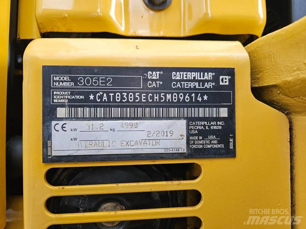 CAT 305 E2 Mini ekskavatoriai < 7 t