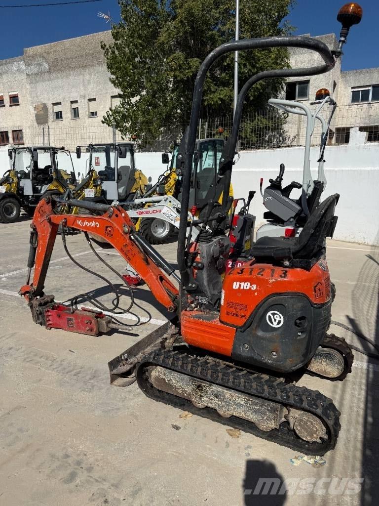 Kubota U 10-3 Mini ekskavatoriai < 7 t