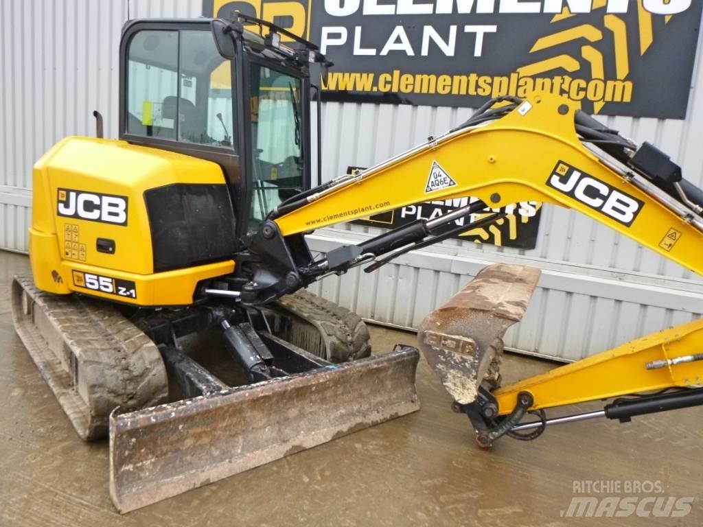 JCB 55 Z-1 Mini ekskavatoriai < 7 t