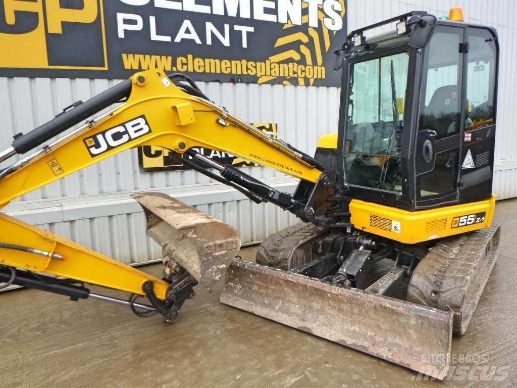 JCB 55 Z-1 Mini ekskavatoriai < 7 t