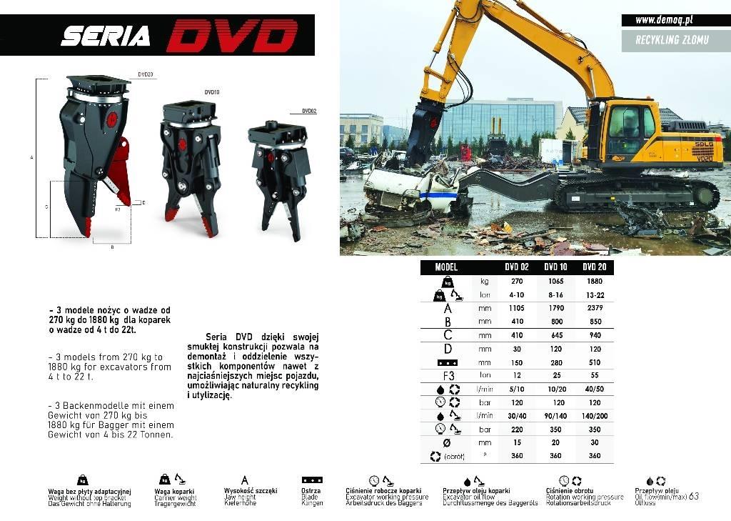  DEMOQ DVD10 Rėžtuvai