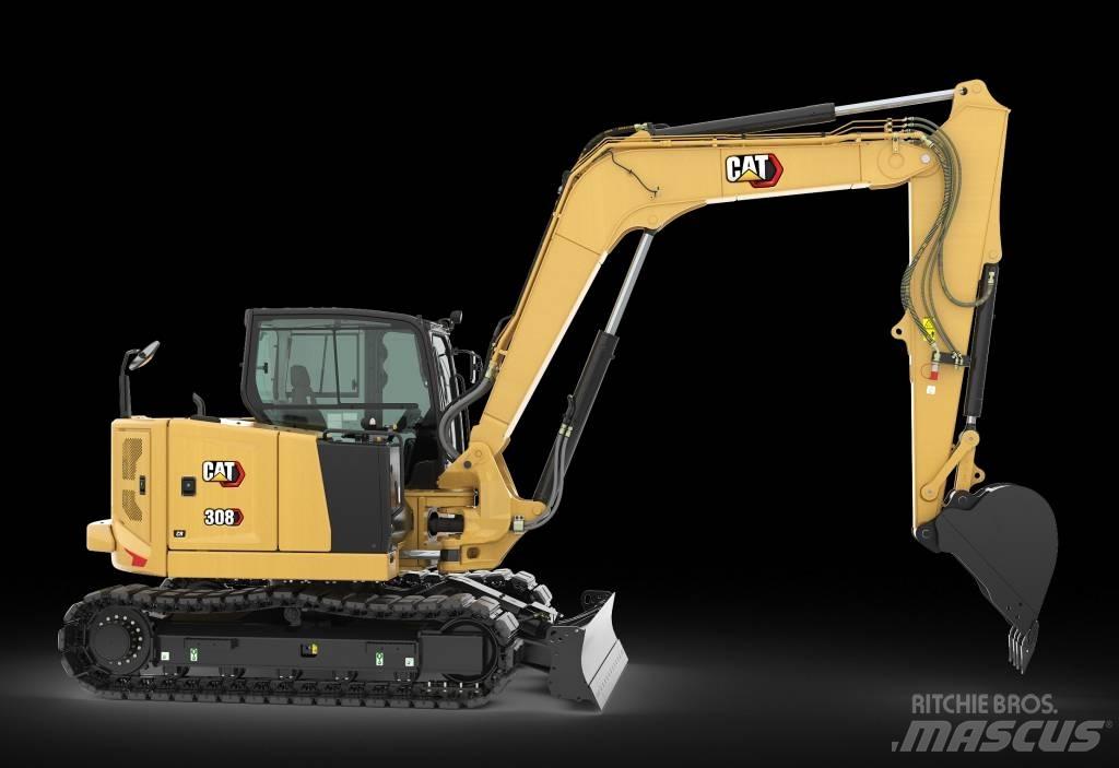 CAT 308 Vidutinės galios ekskavatoriai 7-12 t